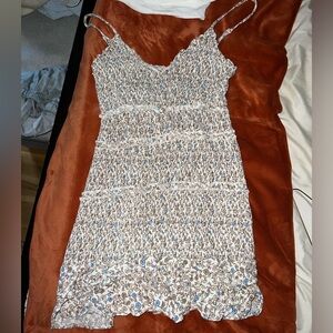 Flower floral form fitting dress